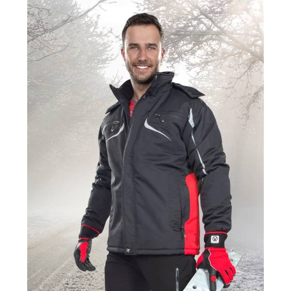 Dzseki téli ARDON®PHILIP fekete-piros