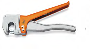 Lyukasztófogó, alumínium test, bélyeg és matrica acélból