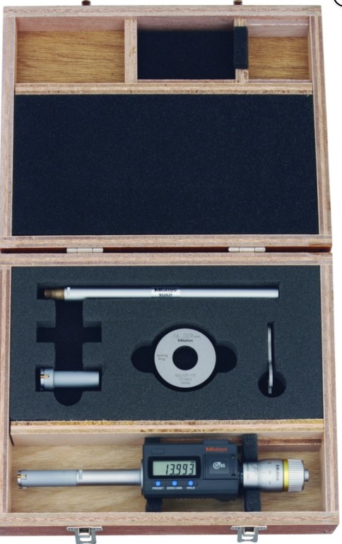 Három ponton mérő furatmikrométer cserélhető betéttel készletben Mitutoyo