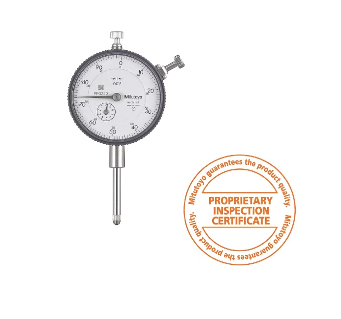 Mérőóra füllel ellátott hátlappal Mitutoyo