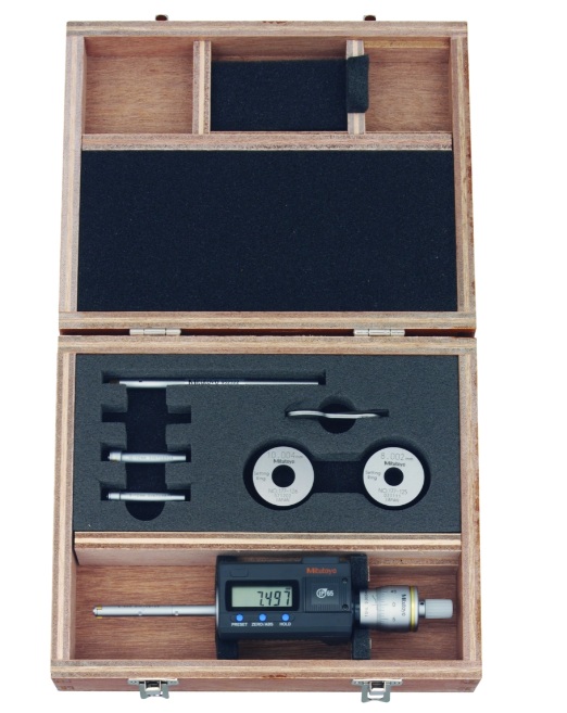 Mitutoyo furatmikrométer cserélhető betéttel a készletben